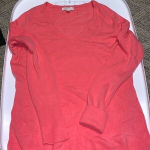 Ny & Co sweater salmon pink coralish color size Lg